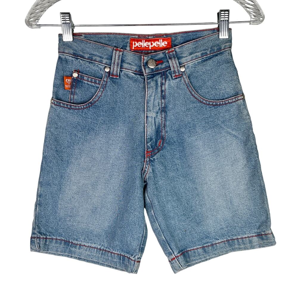 Pelle Pelle Vintage Denim Shorts Jorts 8 Child New Deadstock
